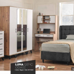 Luna Genç Odası Ceviz-Beyaz