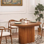 Picasso Oval Açılır Masa Takımı